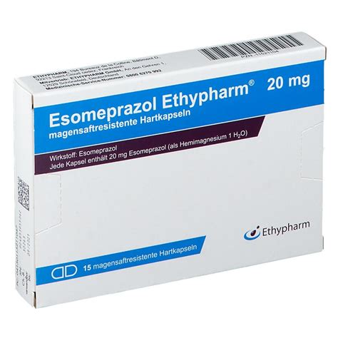 esomeprazol 20 mg nebenwirkungen